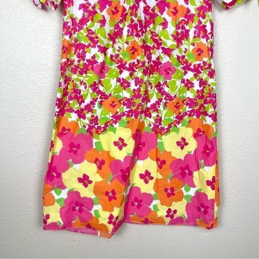 Lilly Pulitzer Falling For You Floral Multicolor Short Sleeve Dress Size 6 - Picture 6 of 12